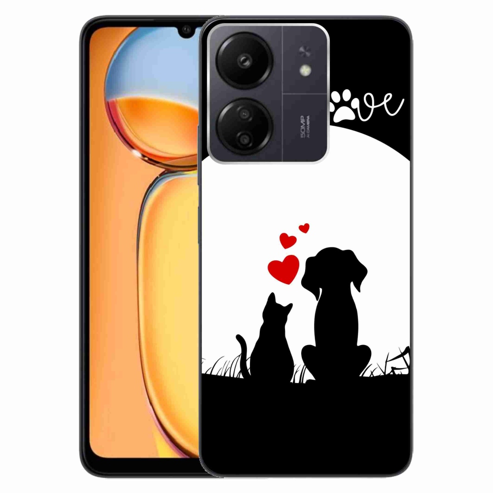 Gélový obal mmCase na Xiaomi Poco C65/Redmi 13C - zvieracia láska