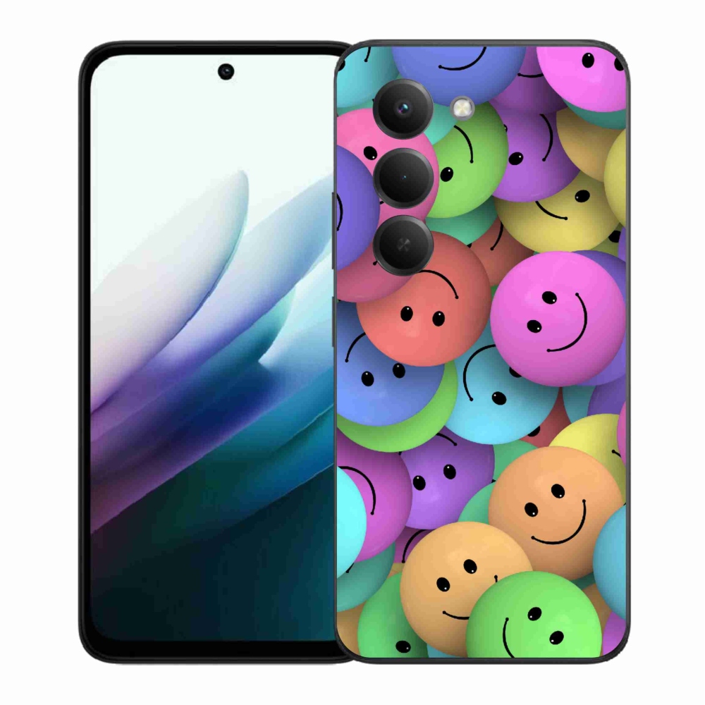 Gélový kryt mmCase na Xiaomi Redmi 15 4G/5G (171mm) - farební smajlíci