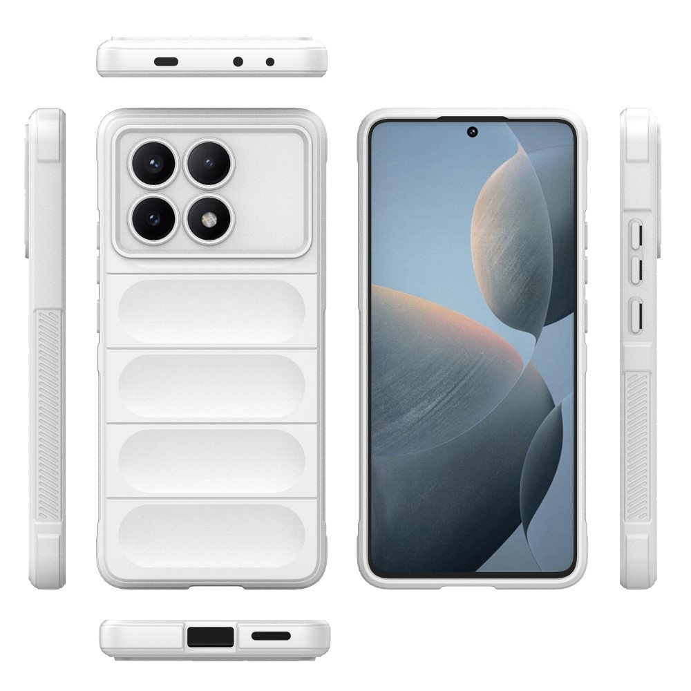 Rugg odolný gélový obal na Xiaomi Poco X6 Pro 5G - biely