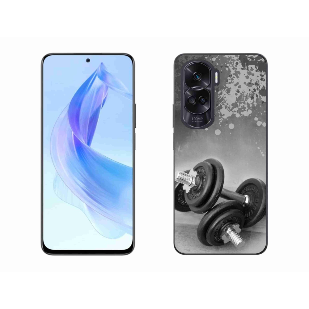 Gélový kryt mmCase na Honor 90 Lite - činky 1