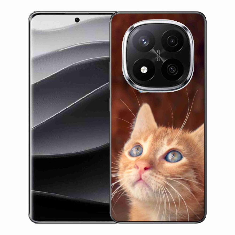 Gélový kryt mmCase na Xiaomi Redmi Note 14 Pro+ 5G - motýľ a mačiatko