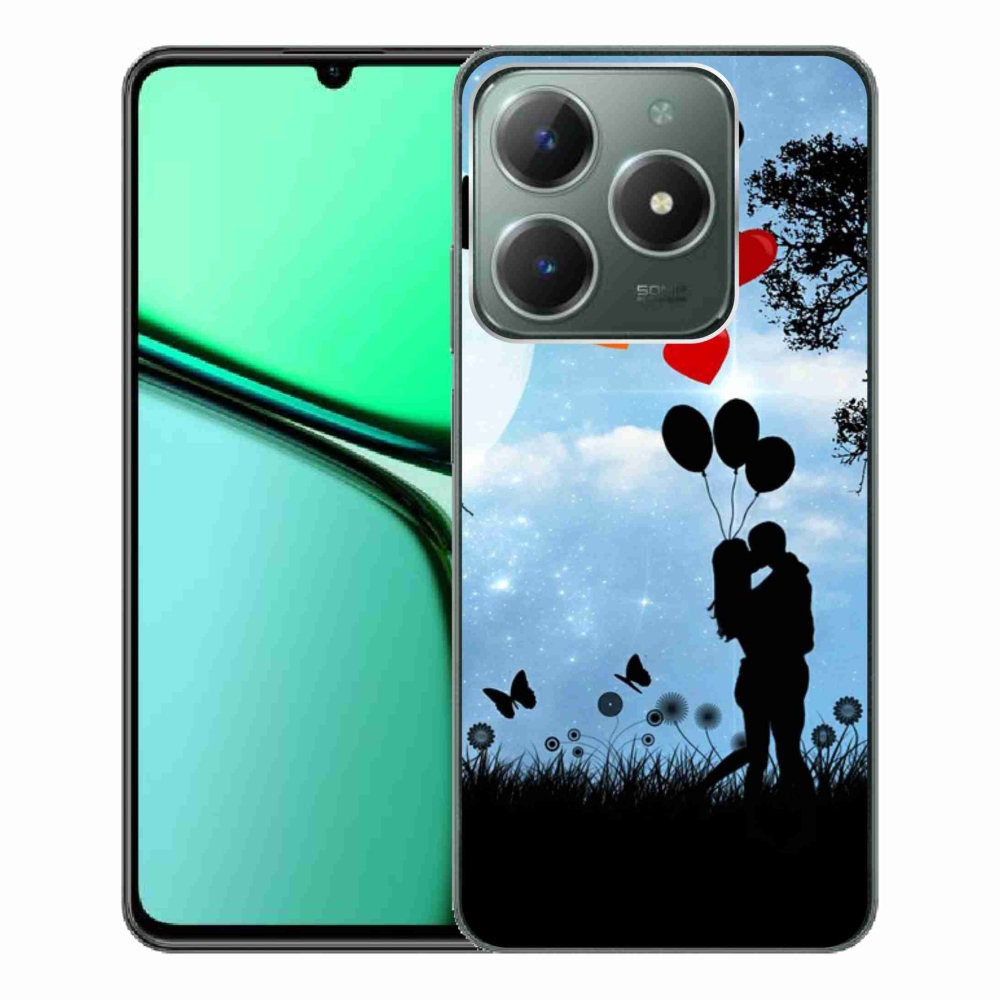 Gélový obal mmCase na Realme C61 - zamilovaný pár