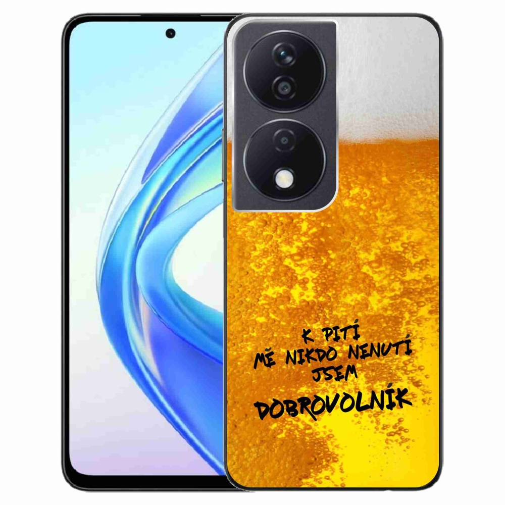 Gélový kryt mmCase na Honor X7b/Honor 90 Smart - pivný motív 4