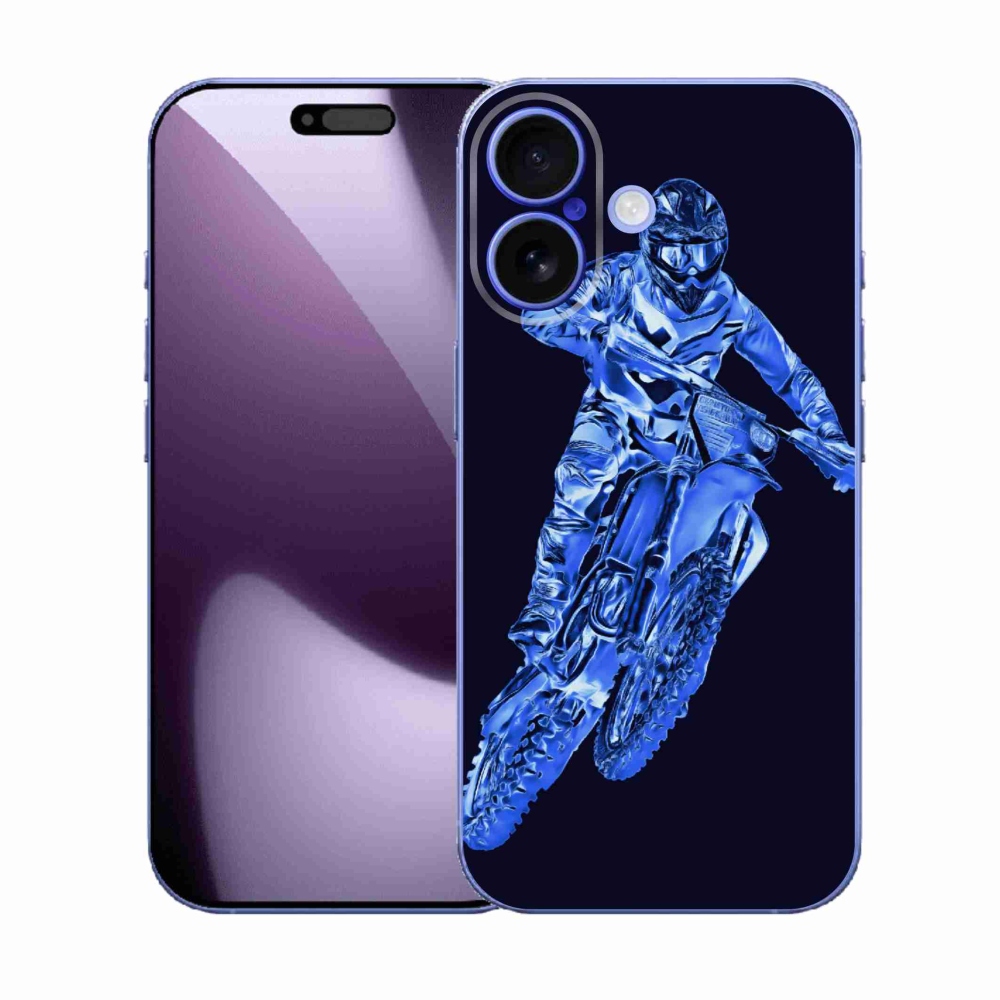 Gélový kryt mmCase na iPhone 17 - motocross 1