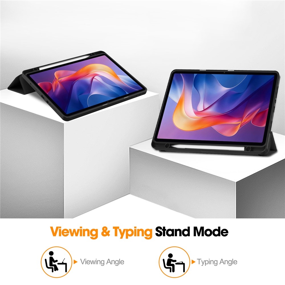 Cases chytré zatváracie púzdro na Xiaomi Redmi Pad 2 - čierne