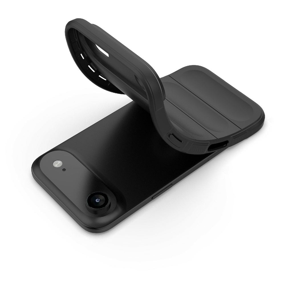 Rugg odolný gélový obal na iPhone 17 Air - čierny