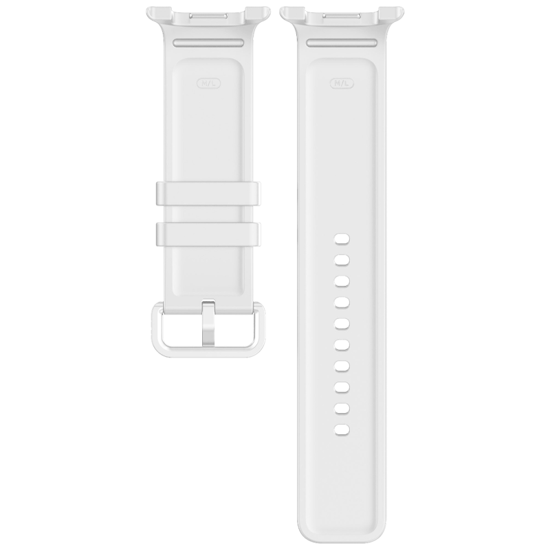 Taktický silikónový remienok pre Samsung Galaxy Watch 8/9, biely