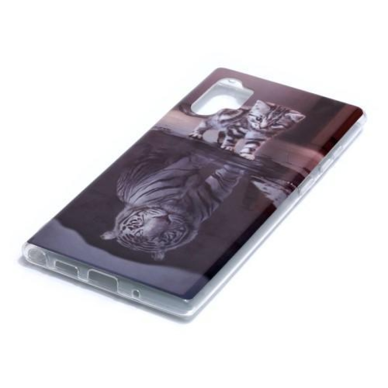 Patt gélový obal na mobil Samsung Galaxy Note 10 Plus - mačka a tiger