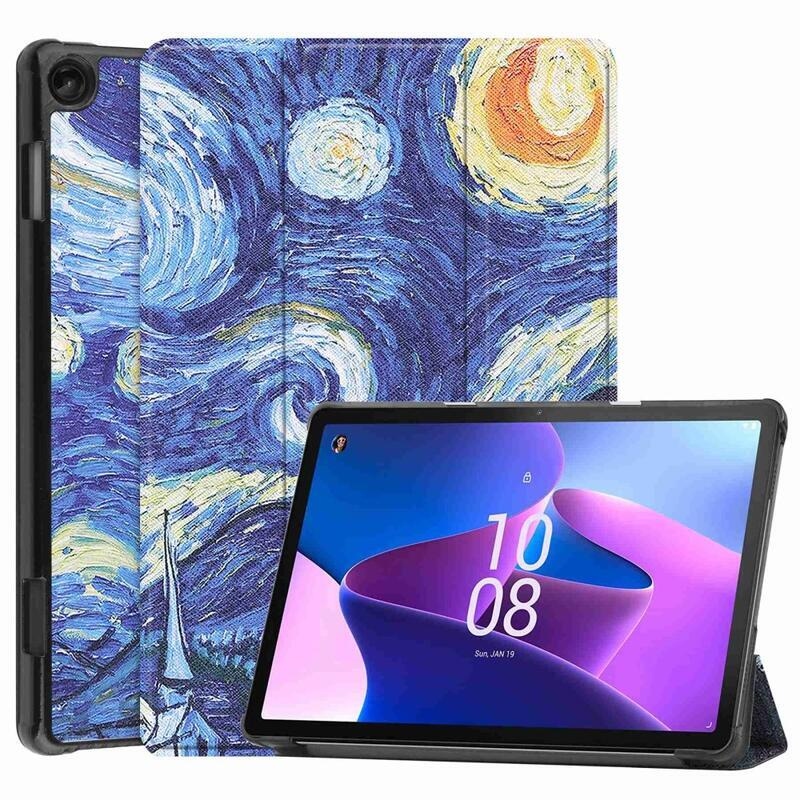 Patte chytré polohovacie puzdro na Lenovo Tab M10 (3.Gen) - olejomaľba