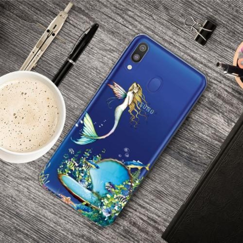 Patte gélové puzdro na mobil Samsung Galaxy A40 - morská panna