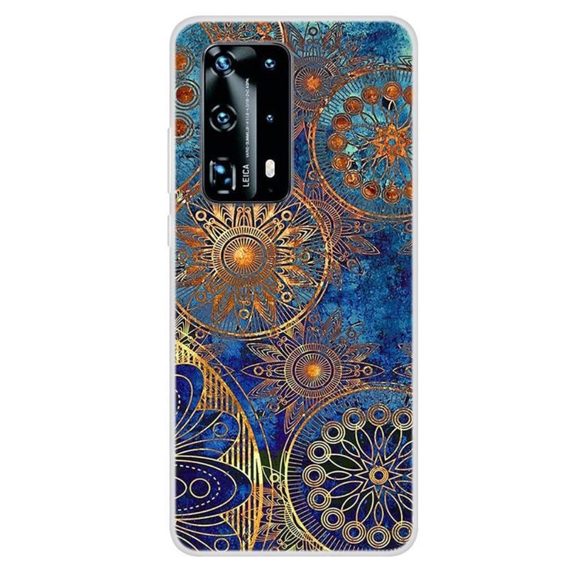 Patte gélový obal na mobil Huawei P40 Pro - kovová mandala