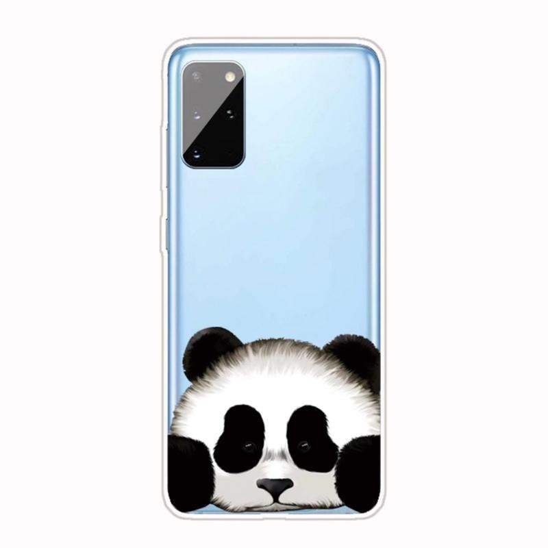 Patte gélový obal na mobil Samsung Galaxy A41 - panda