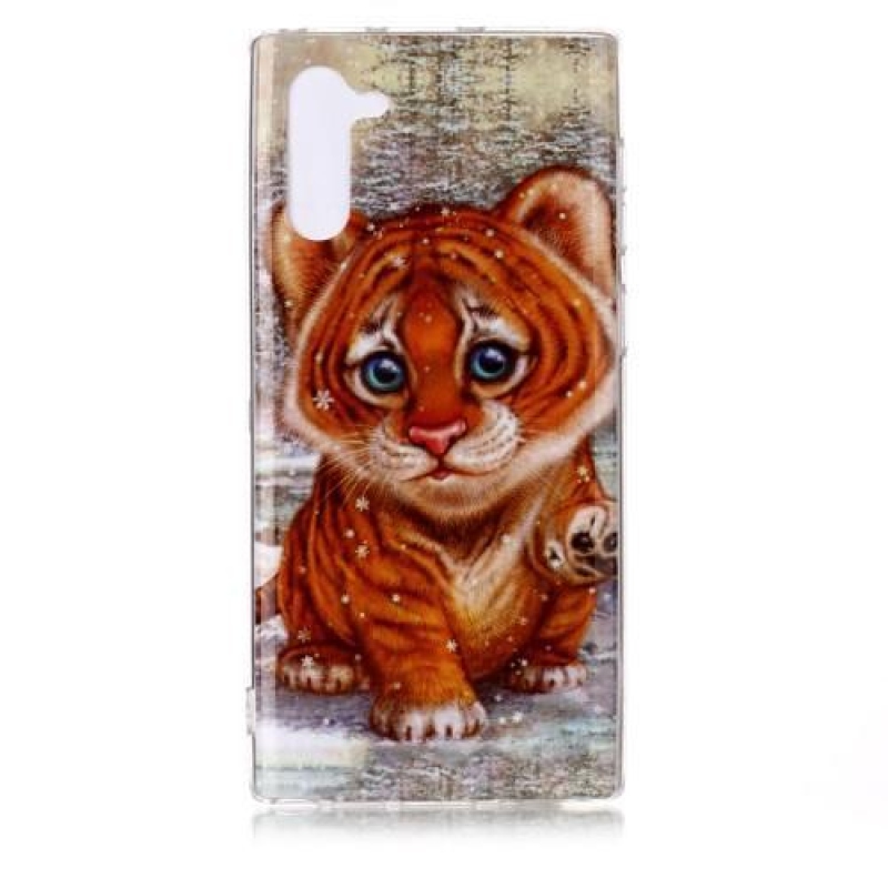 Patte gélový obal na mobil Samsung Galaxy Note 10 - tiger