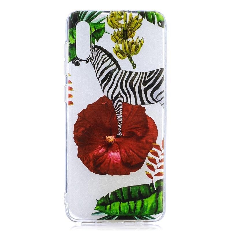 Patte gélový obal pre mobil Samsung Galaxy A50 / A30S - zebra