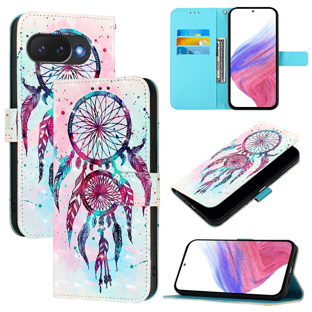 Patte knižkové puzdro na Google Pixel 10a - farebný lapač snov