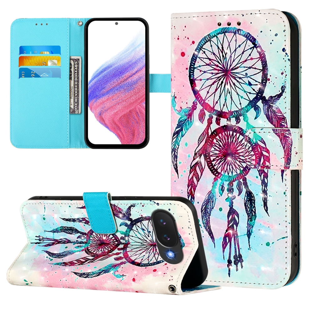 Patte knižkové puzdro na Google Pixel 10a - farebný lapač snov