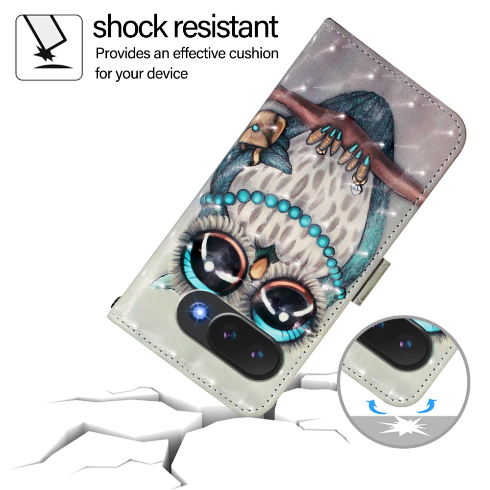 Patte knižkové puzdro na Google Pixel 10a - sova