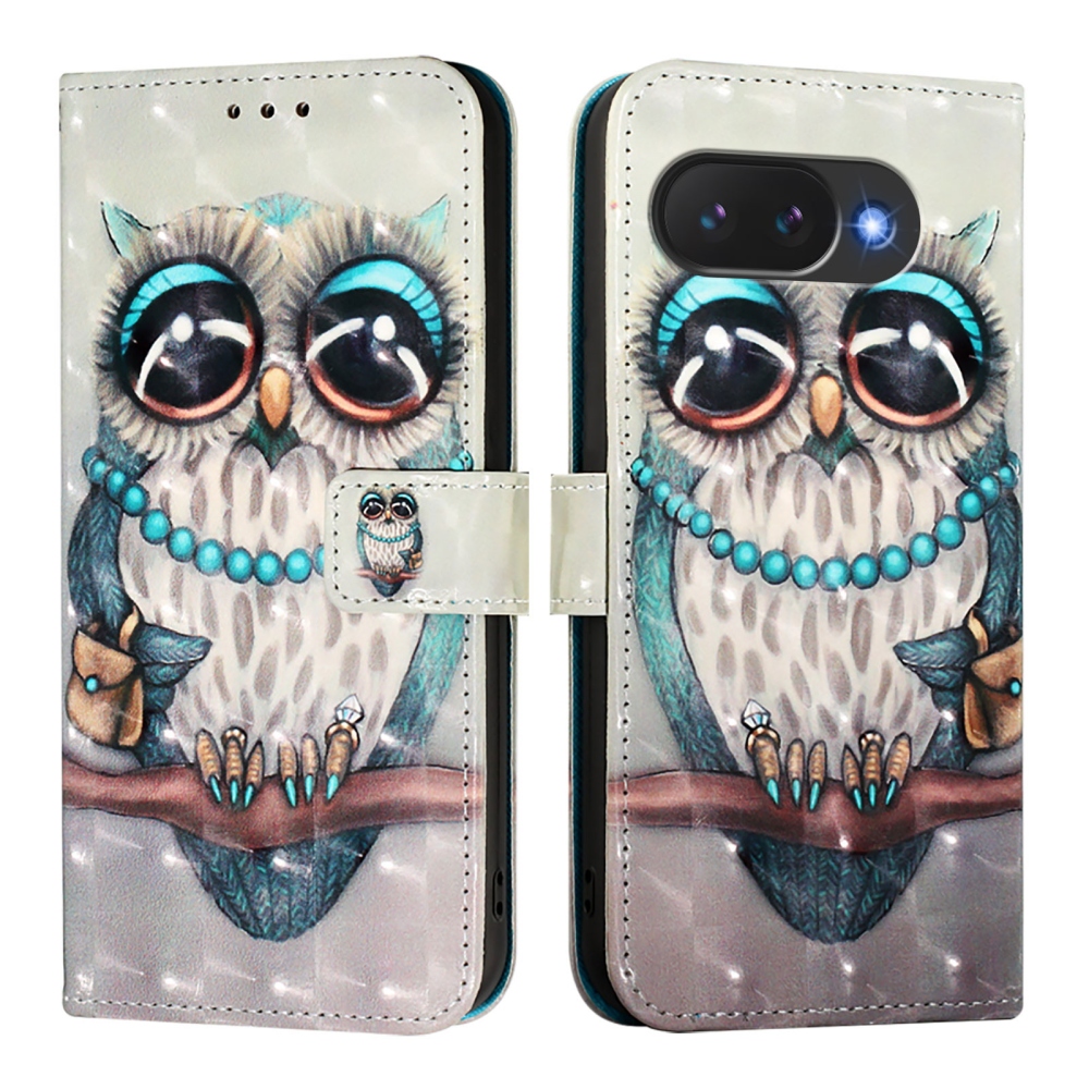 Patte knižkové puzdro na Google Pixel 10a - sova