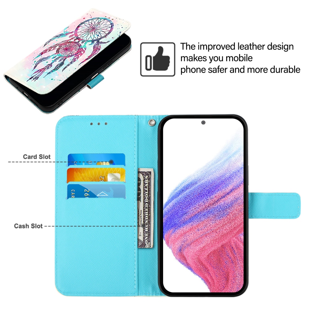 Patte knižkové puzdro na Google Pixel 11 Pro/11 - farebný lapač snov