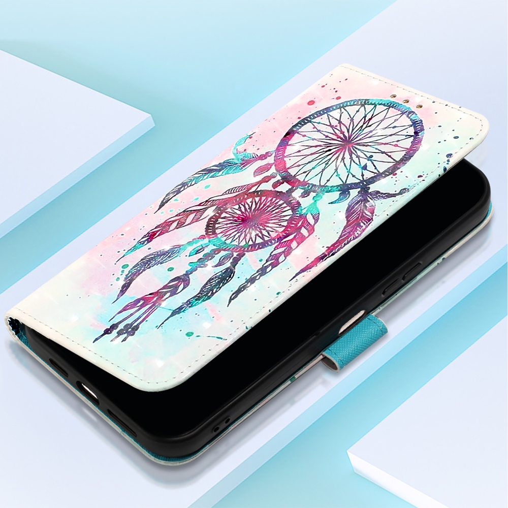 Patte knižkové puzdro na iPhone 18 Pro Max/17 Pro Max - farebný lapač snov