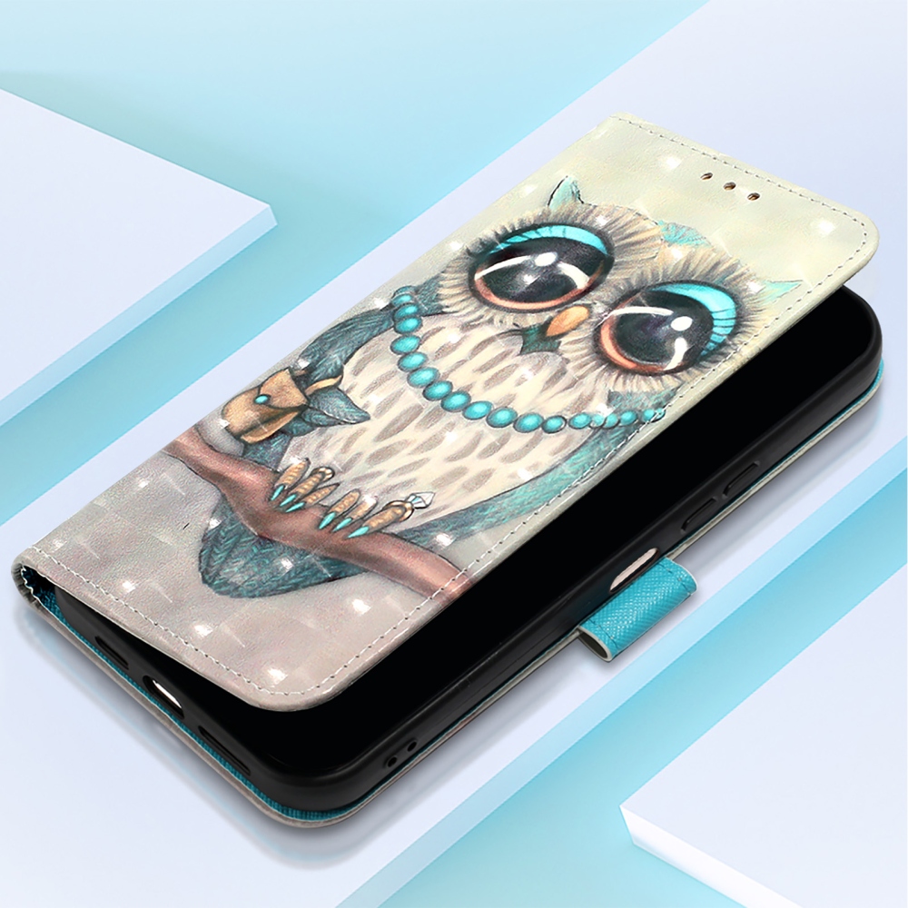 Patte knižkové puzdro na iPhone 18 Pro Max/17 Pro Max - sova