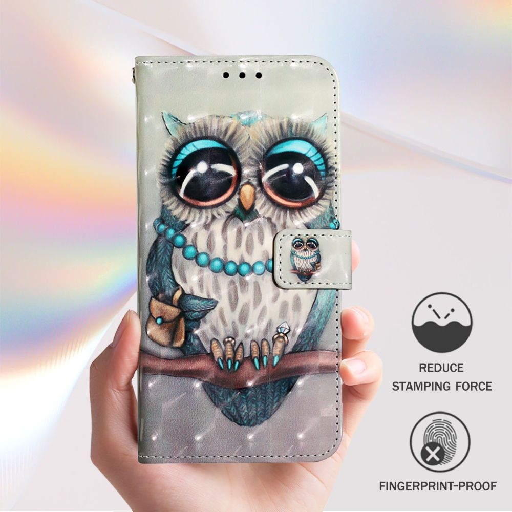Patte knižkové puzdro na iPhone 18 Pro Max/17 Pro Max - sova