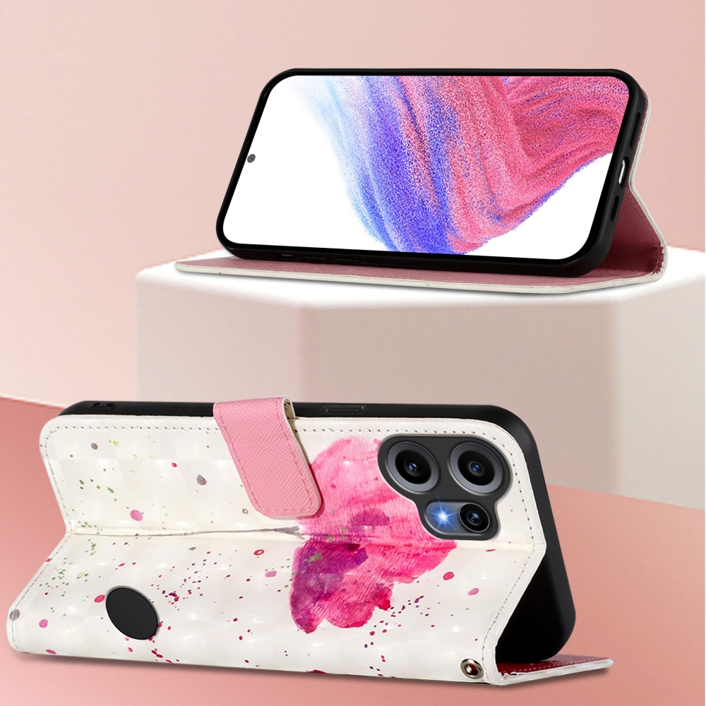 Patte knižkové puzdro na Nothing CMF Phone 2 Pro - ružový kvet