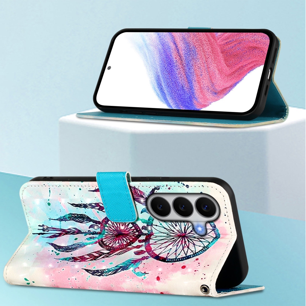 Patte knižkové puzdro na Samsung Galaxy A27 - farebný lapač snov