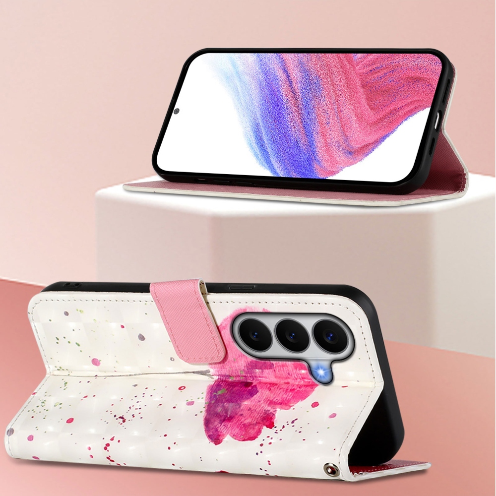 Patte knižkové puzdro na Samsung Galaxy A27 - ružový kvet