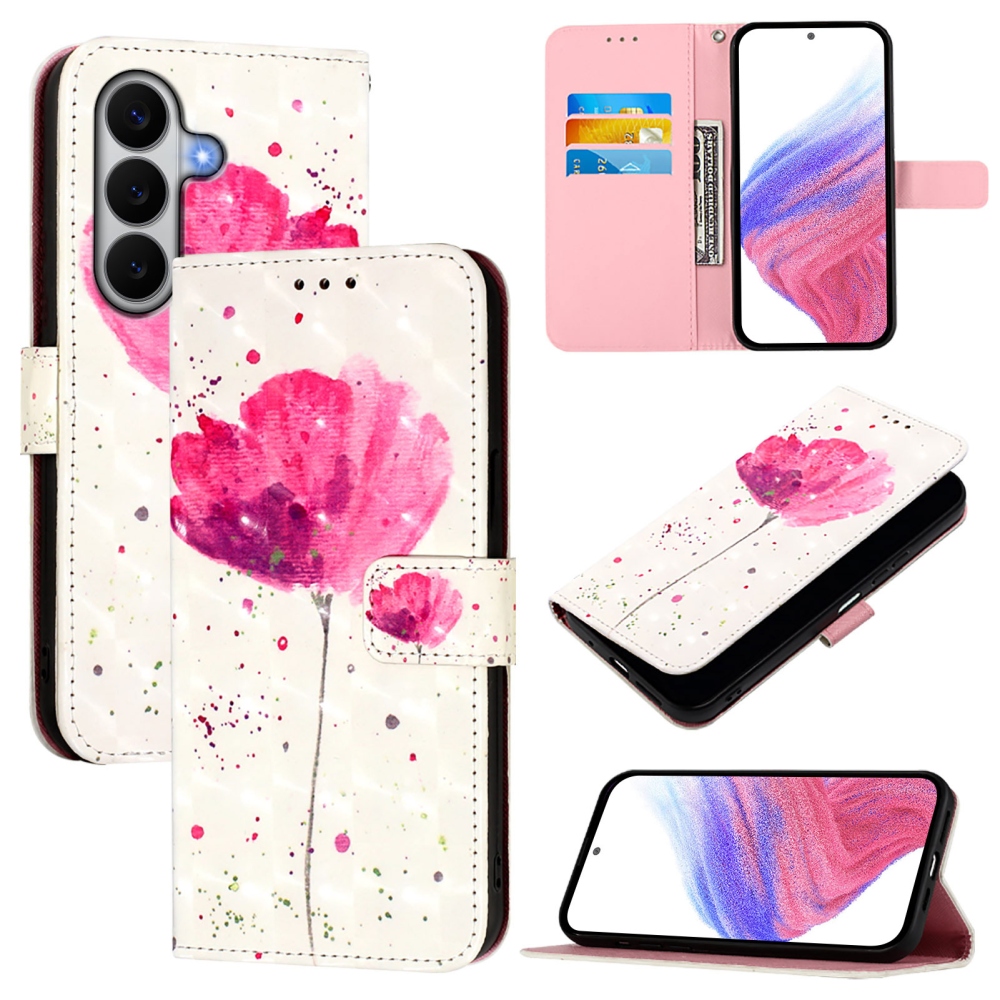 Patte knižkové puzdro na Samsung Galaxy A27 - ružový kvet