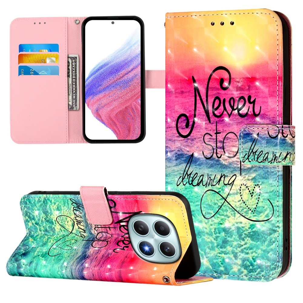 Patte knižkové puzdro na Xiaomi Poco M8 5G/Redmi Note 15 5G/Note 15 4G - neprestávaj snívať