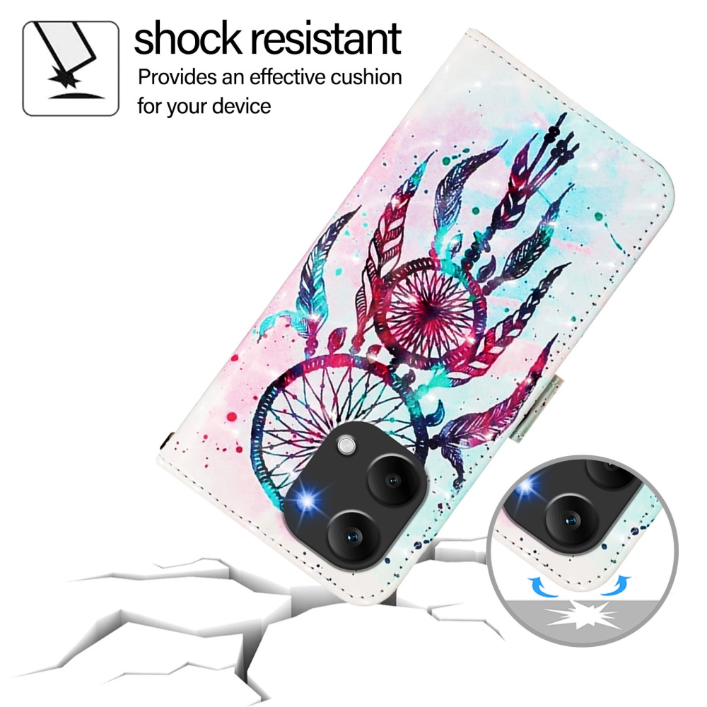 Patte knižkové puzdro na Xiaomi Poco X8 Pro Max 5G - farebný lapač snov