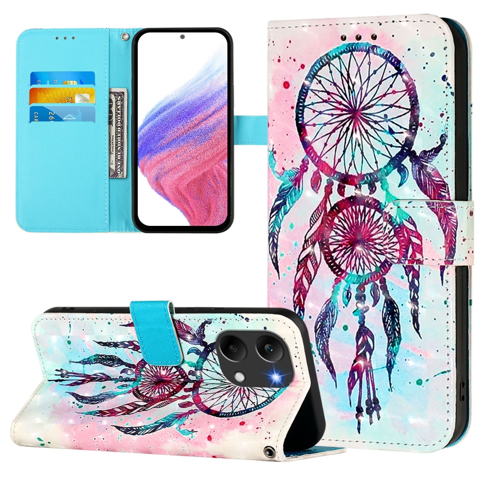 Patte knižkové puzdro na Xiaomi Poco X8 Pro Max 5G - farebný lapač snov