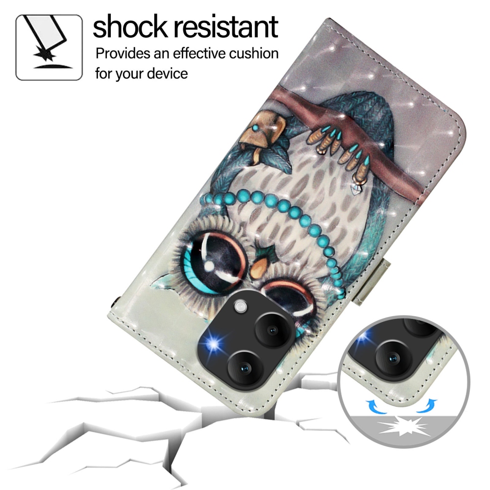 Patte knižkové puzdro na Xiaomi Poco X8 Pro Max 5G - sova