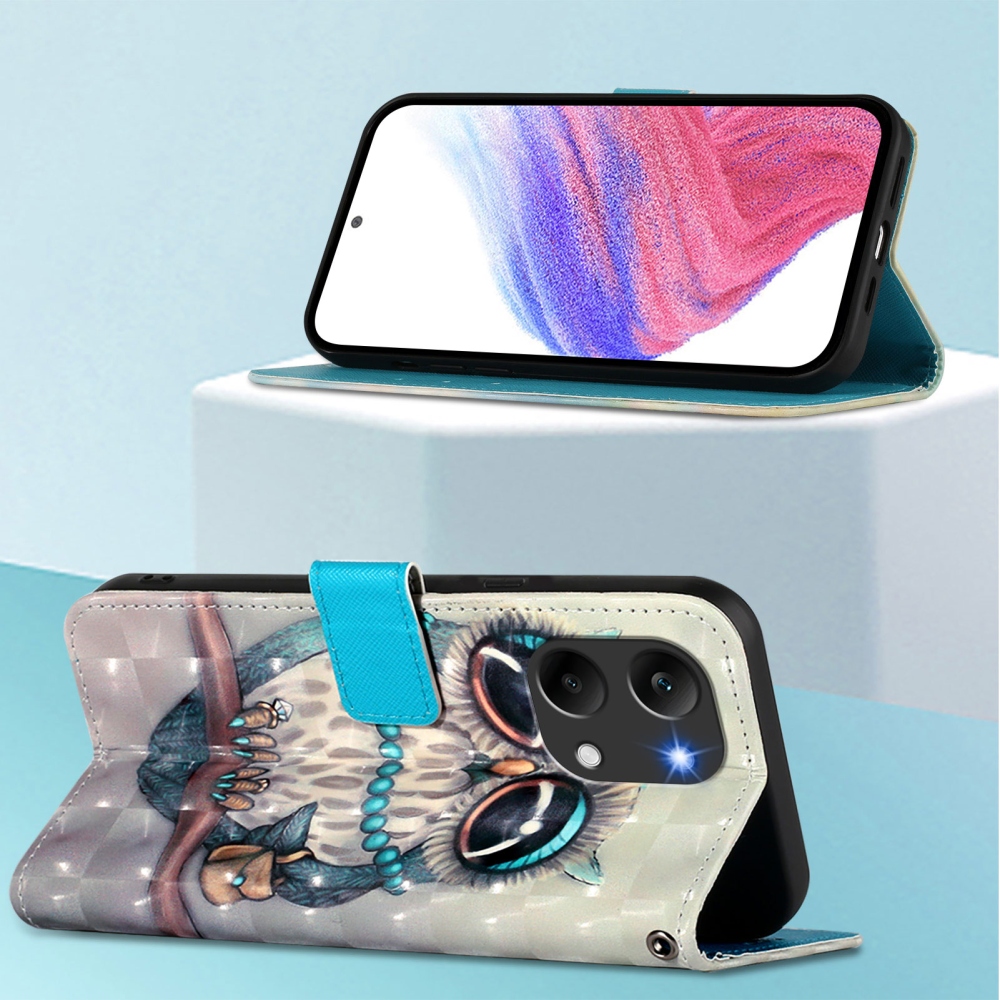 Patte knižkové puzdro na Xiaomi Poco X8 Pro Max 5G - sova