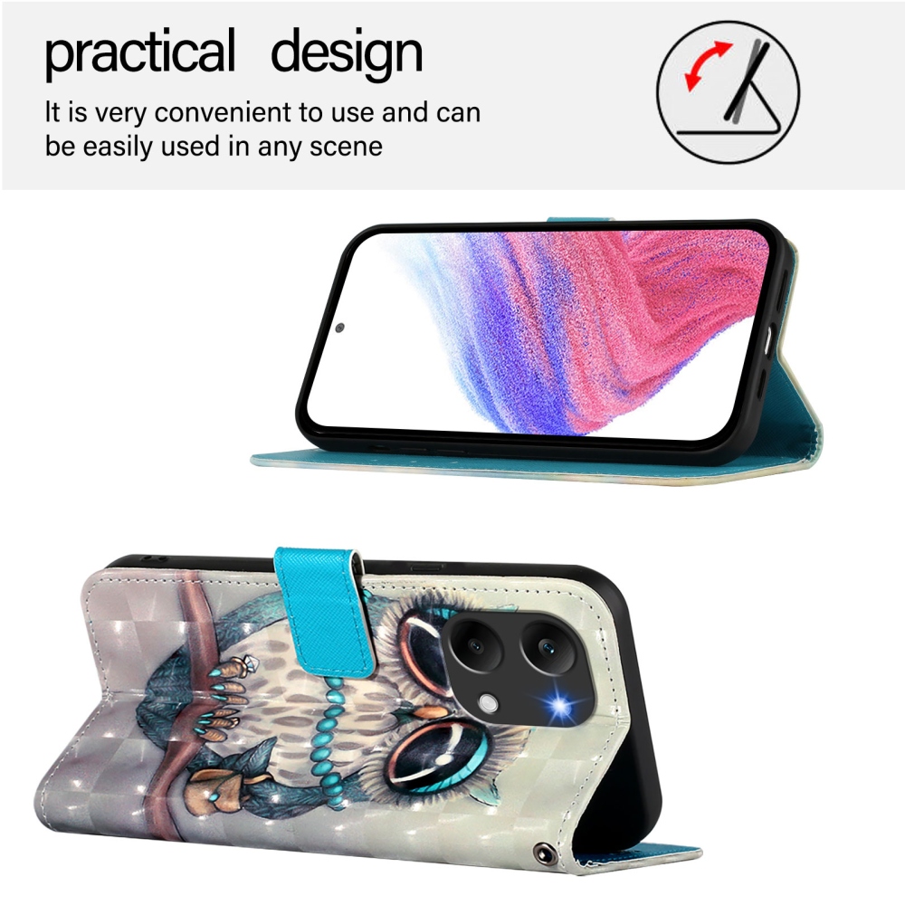 Patte knižkové puzdro na Xiaomi Poco X8 Pro Max 5G - sova