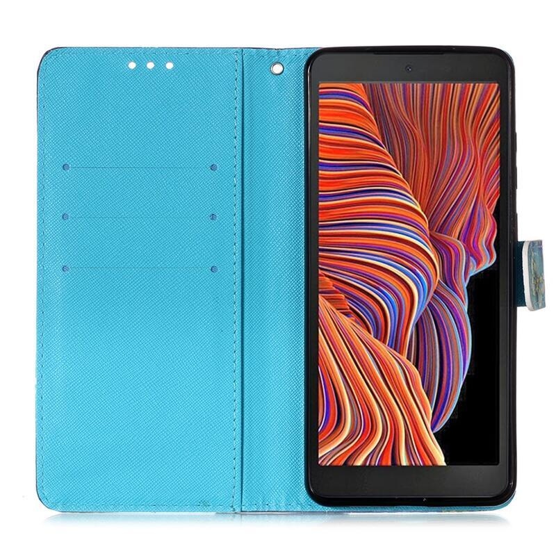 Patte peněženkové puzdro na mobil Samsung Galaxy Xcover 5 - sova