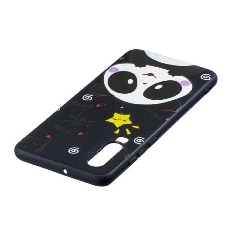 Patte silikonový kryt pre Huawei P30 - panda