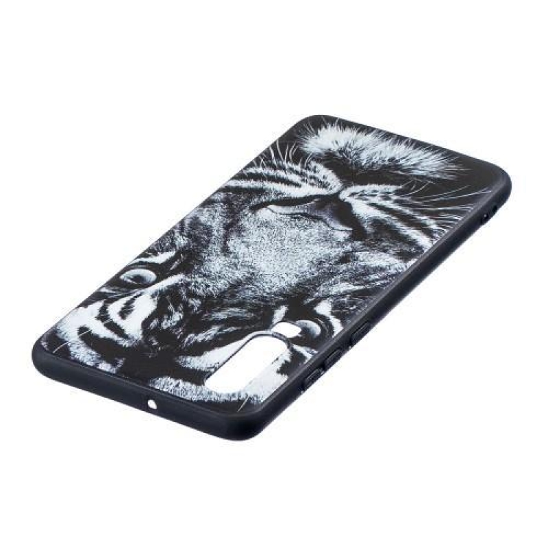 Patte silikonový kryt pre Huawei P30 - tiger