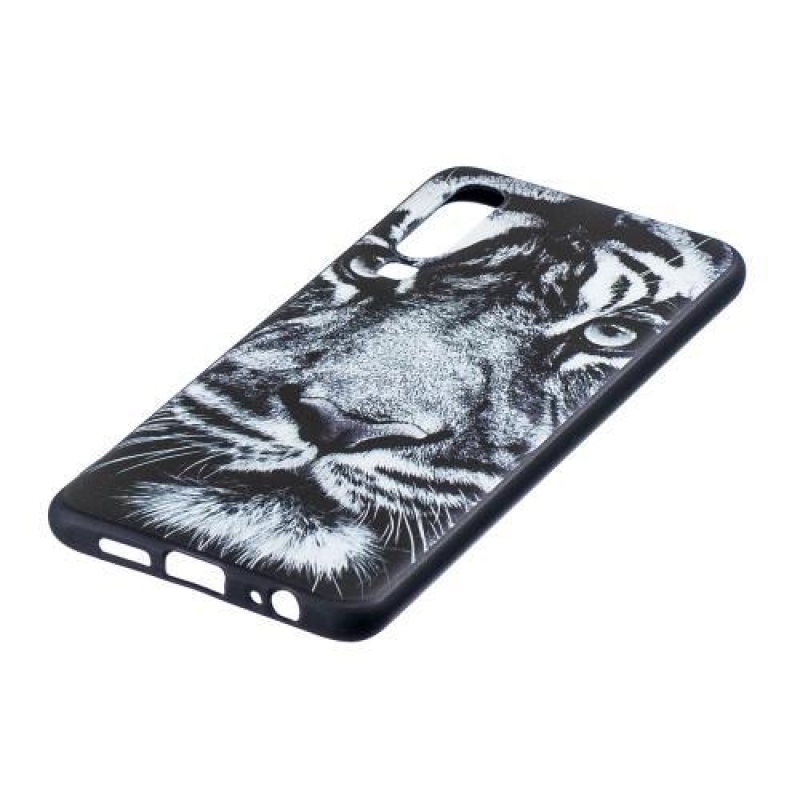 Patte silikonový kryt pre Huawei P30 - tiger