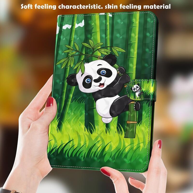 Patte zatváracie púzdro na Lenovo Tab P11 Pro - panda na bambuse