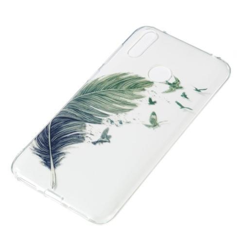 Pattern gélový obal na mobil Huawei Y7 (2019) - perie