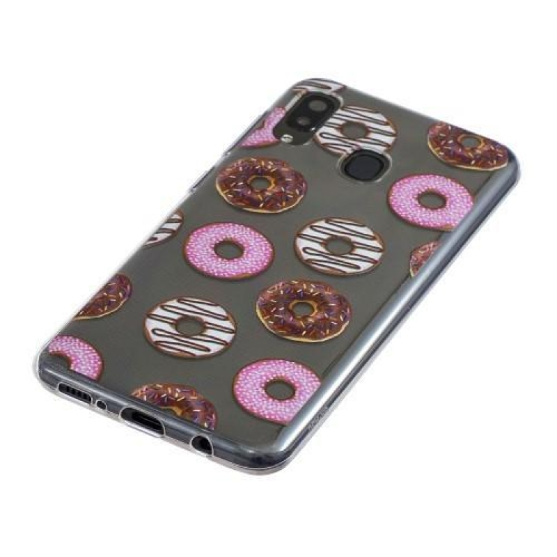 Pattern gélový obal na mobil Samsung Galaxy A20 / A30 - donuty