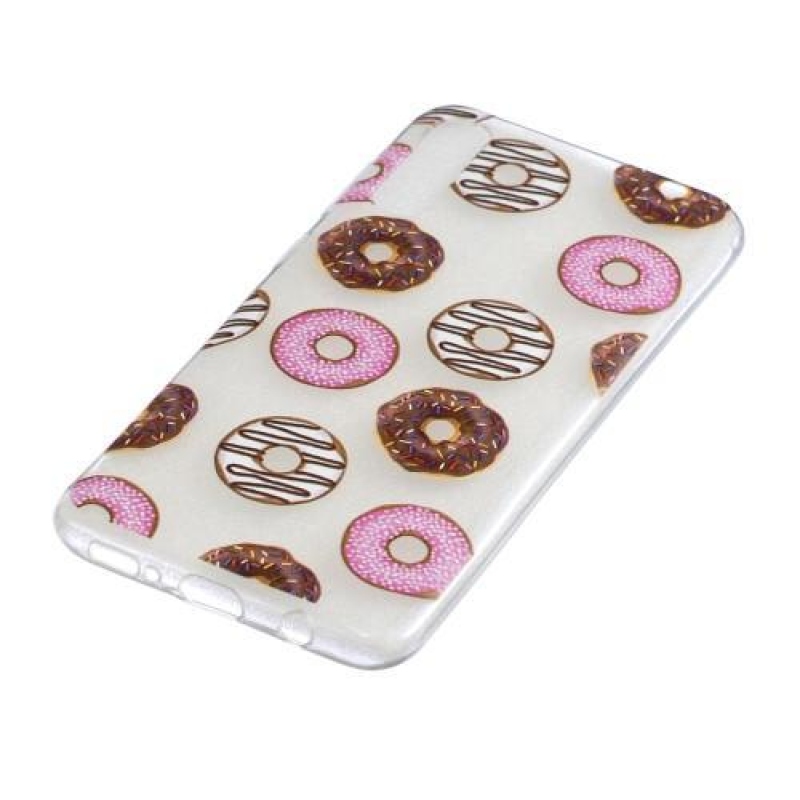 Pattern gélový obal na mobil Samsung Galaxy A50 - donuty