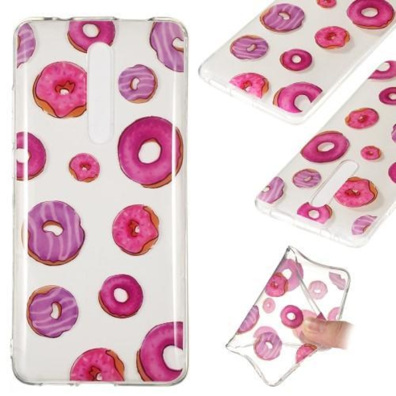 Pattern gélový obal na mobil Xiaomi Mi 9T / Mi 9T Pro - donut