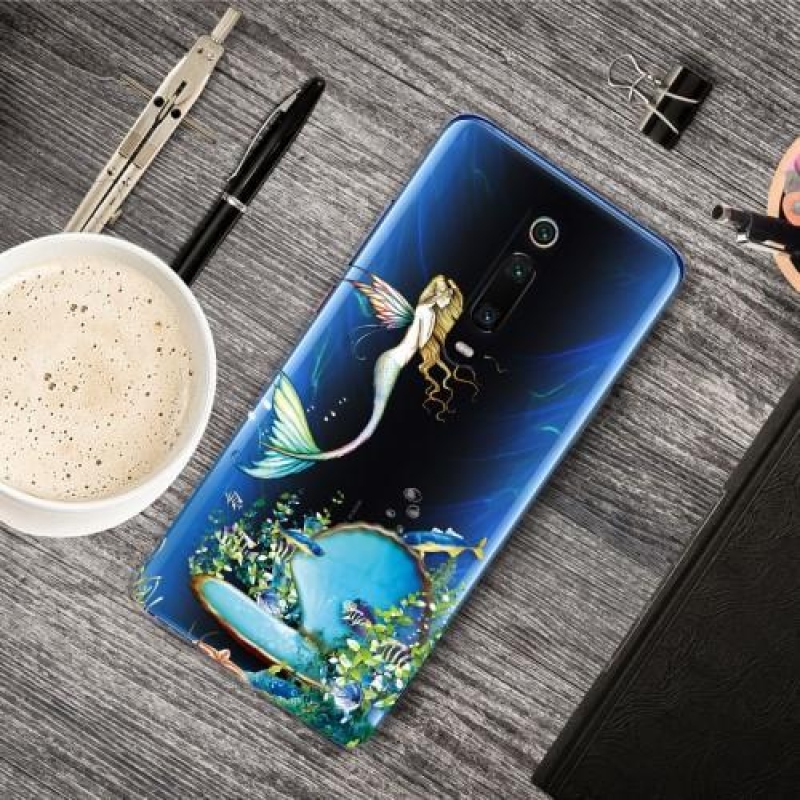 Pattern gélový obal na mobil Xiaomi Mi 9T / Mi 9T Pro - morská panna