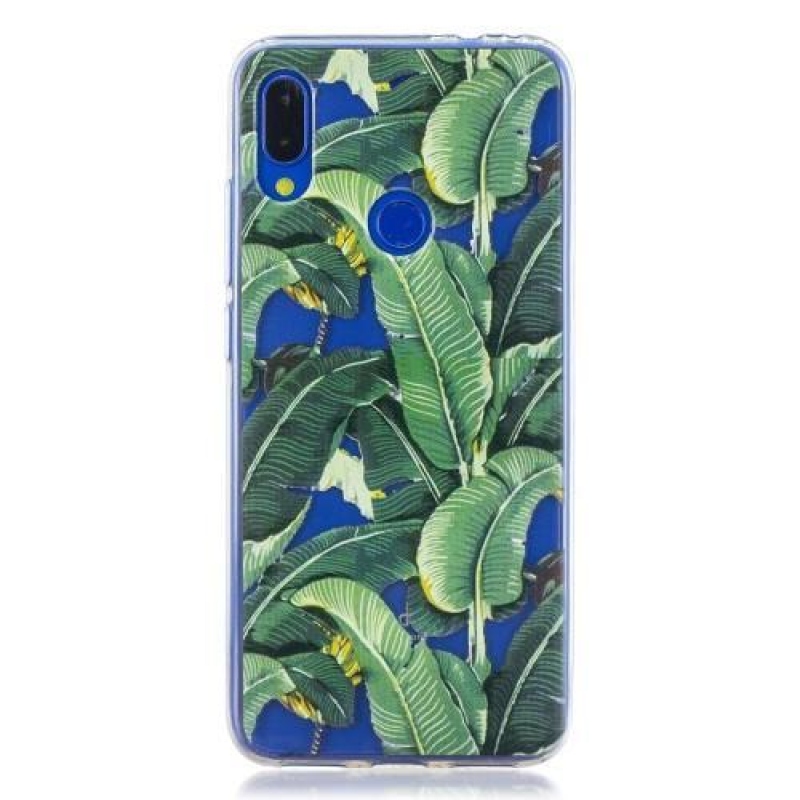 Pattern gélový obal na mobil Xiaomi Redmi Note 7 - banánové listy