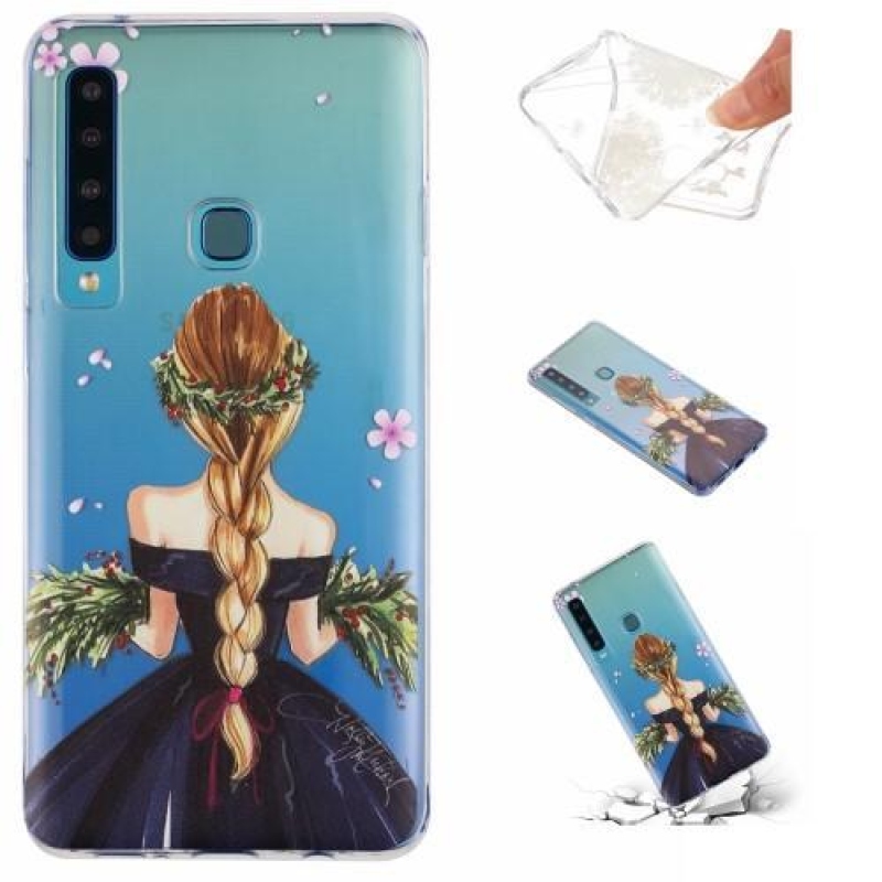 Pattern gélový obal na Samsung Galaxy A9 - očarujúce dievča