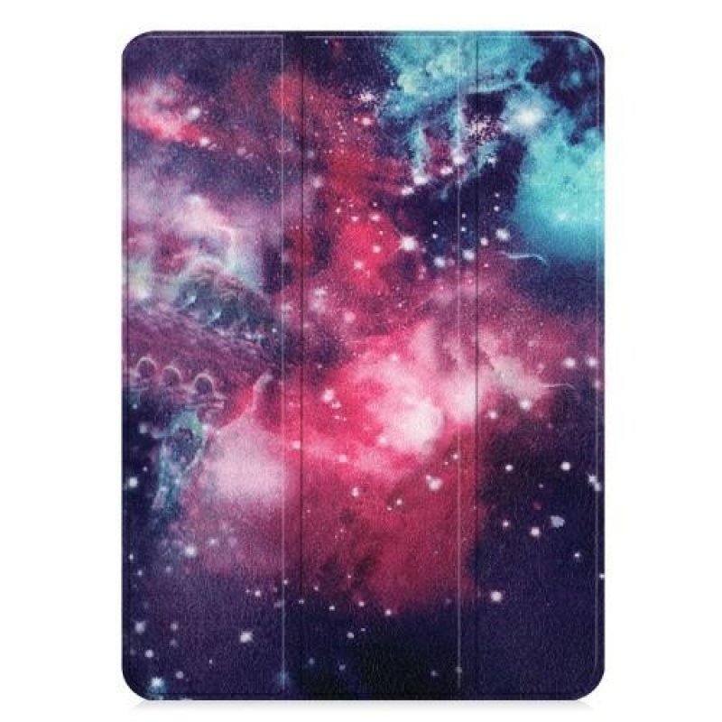 Pattern PU kožené puzdro na Apple iPad Pro 11 - galaxie