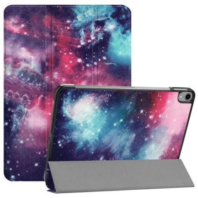 Pattern PU kožené puzdro na Apple iPad Pro 11 - galaxie